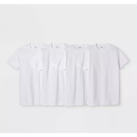 Men's Short Sleeve 4pk Crewneck Small T-Shirt - Goodfellow & Co™ - Picture 1 of 1